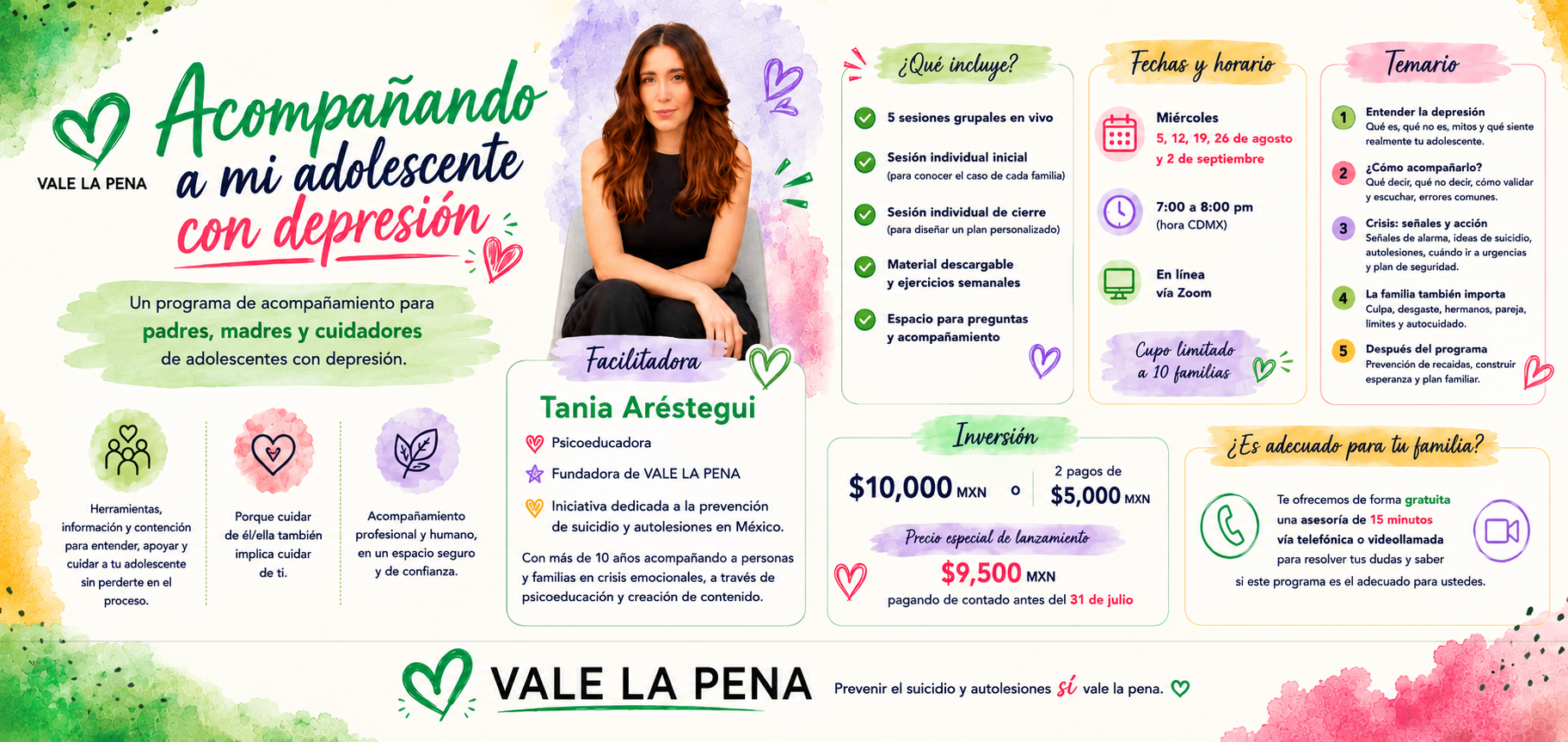 Taller Acompañando a mi adolescente con depresión